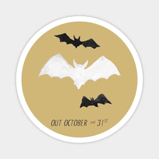 Bats out on Halloween Magnet